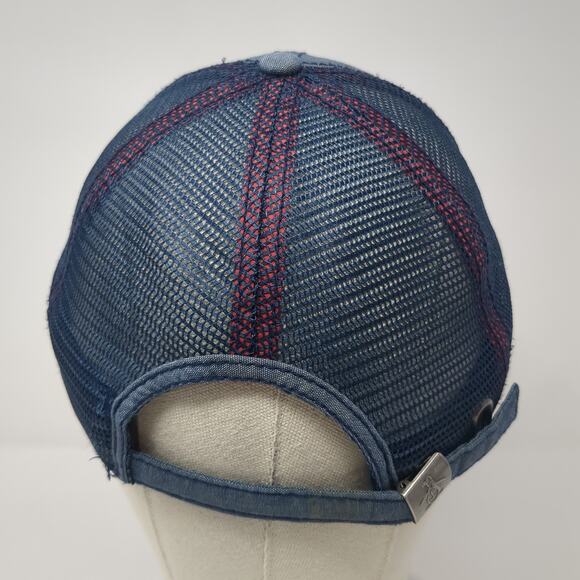 Penguin by Munsingwear Trucker Hat Blue One Size Adjustable Mesh Back - Picture 5 of 8